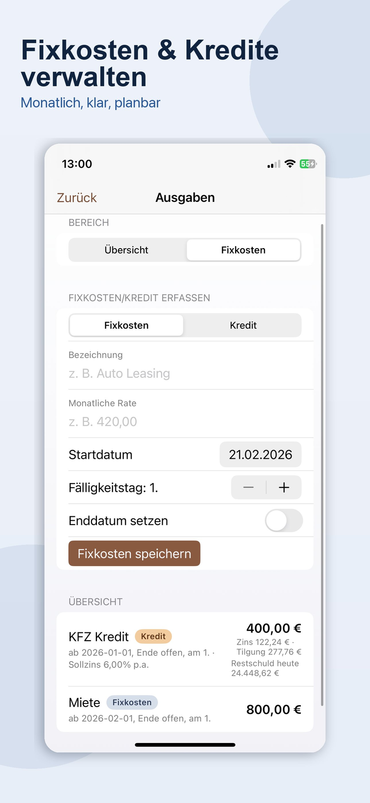 OCR erkennt Betrag, Datum, Empfänger und IBAN